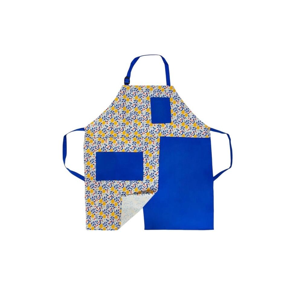 New GOGO Garden Apron Blue 2 Pockets